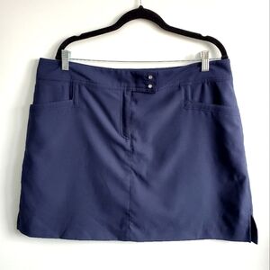 Izod Golf Navy Skirt with Shorts Size 16